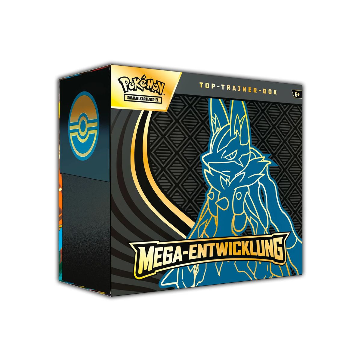 Pokémon Mega-Entwicklungen Lucario Top-Trainer Box Deutsch