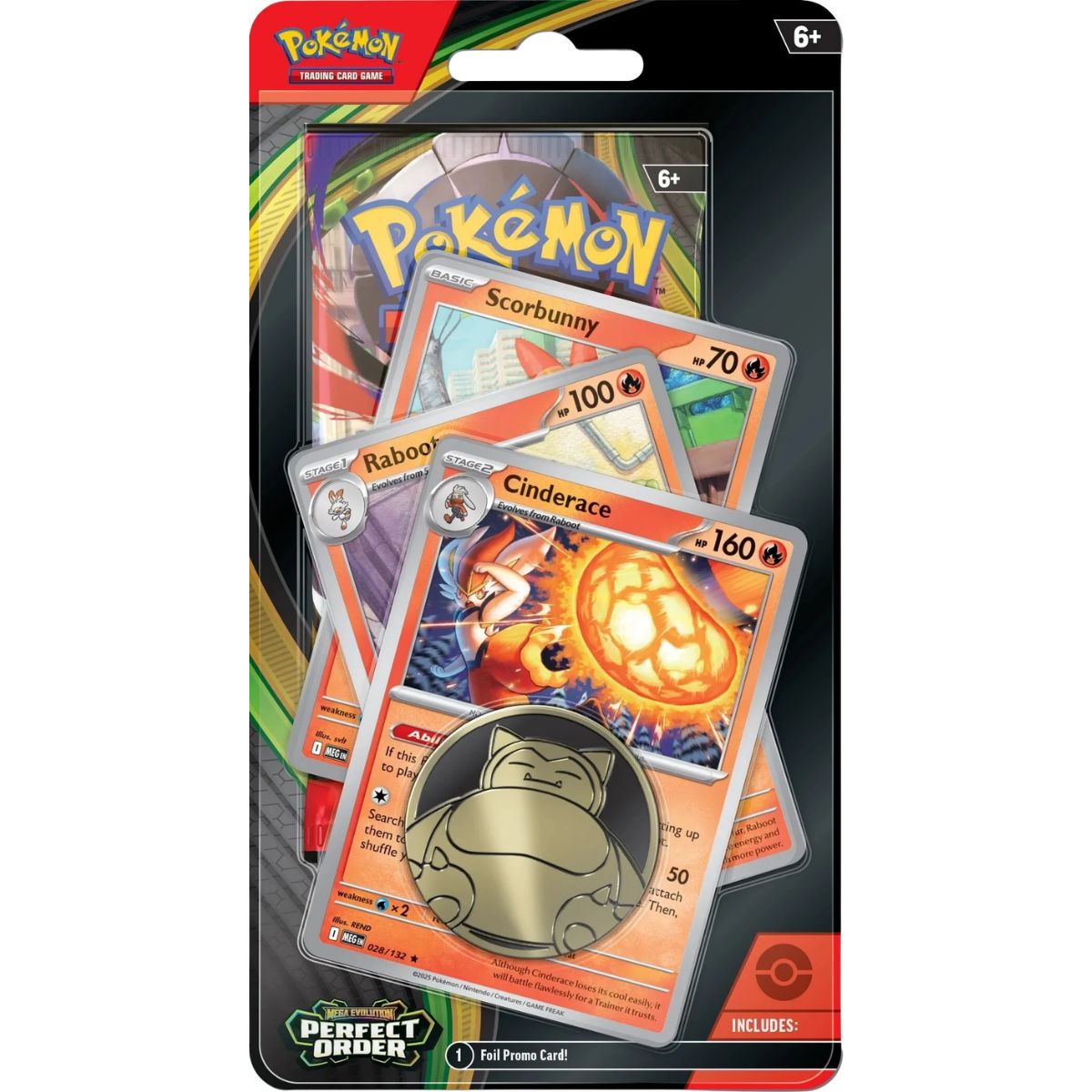 Pokémon Perfect Order 1-Pack-Blister Scorbunny Promo Englisch