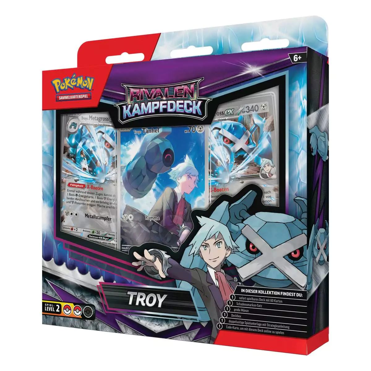 Pokémon Rivalen Kampfdeck Troy Deutsch