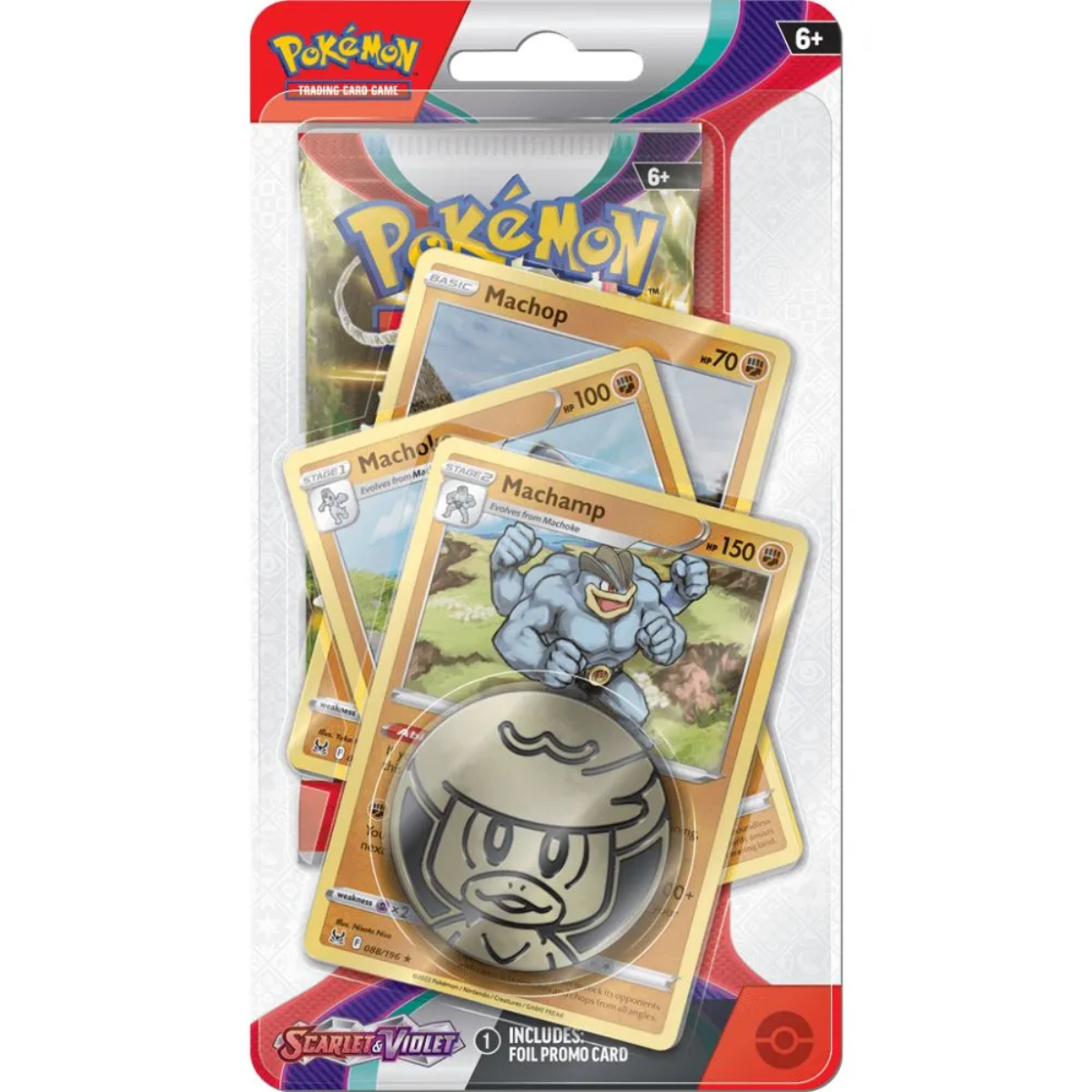 Pokémon Scarlet & Violet Machamp Premium Checklane Blister Englisch