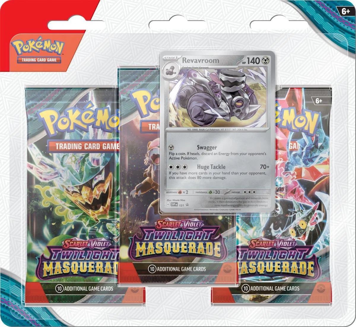Pokémon Scarlet & Violet Twilight Masquerade Blister Revavroom Englisch