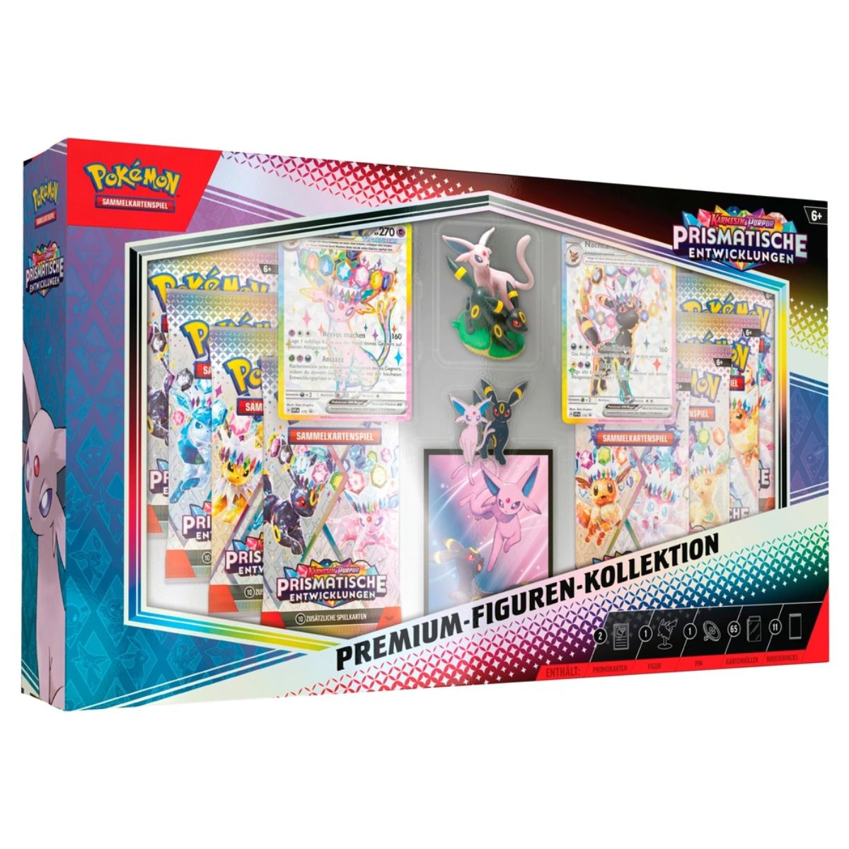 Pokémon Prismatische Entwicklungen Premium-Figuren-Kollektion Deutsch