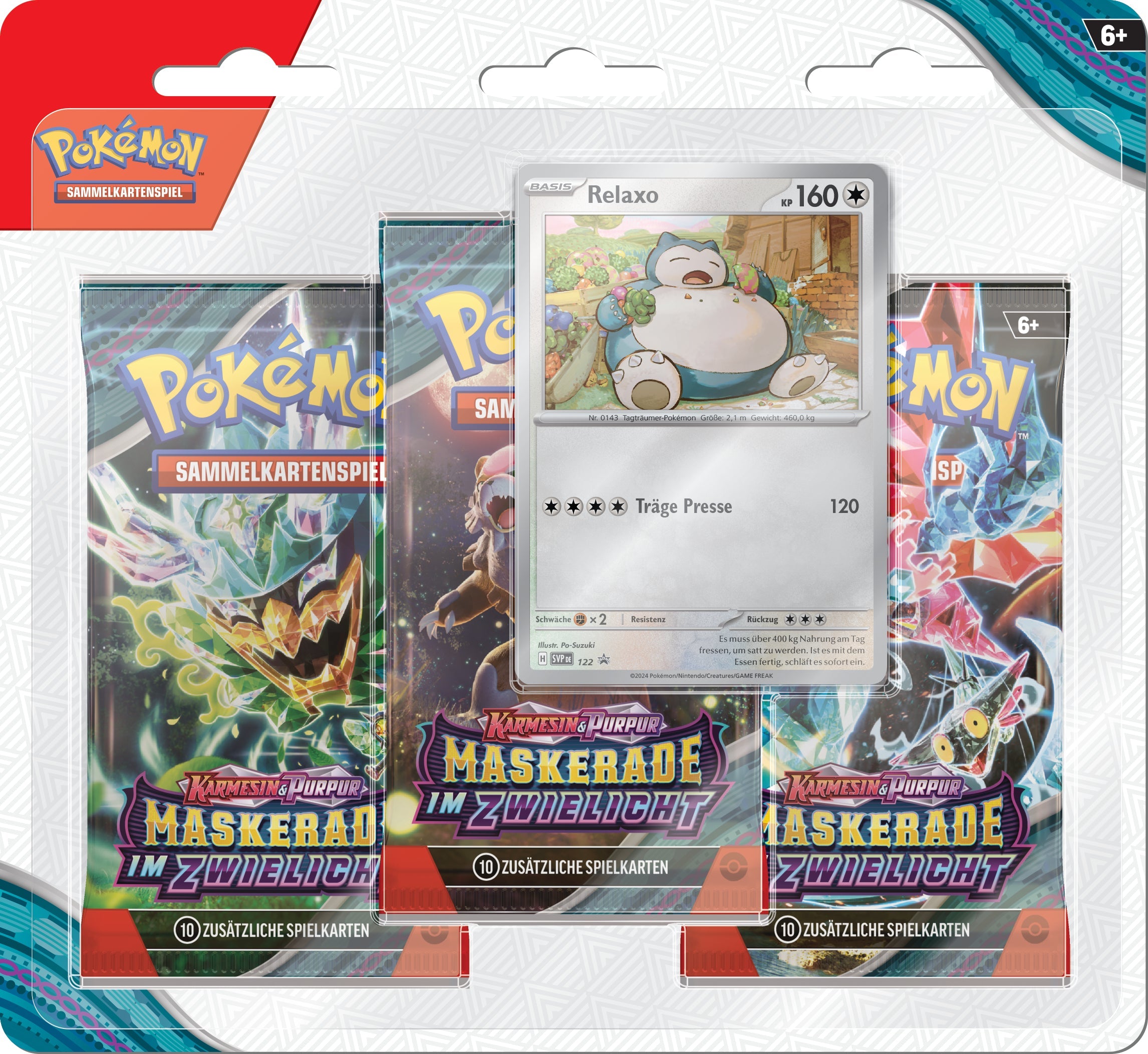 Pokémon Karmesin & Purpur Maskerade im Zwielicht Blister - Relaxo - DE