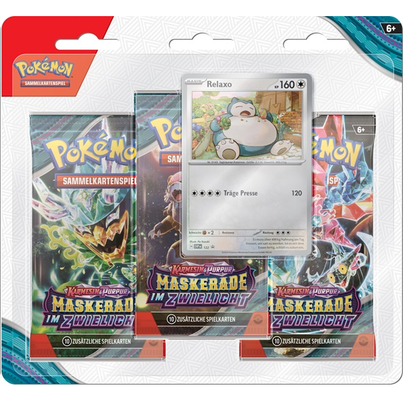 Pokémon Karmesin & Purpur Maskerade im Zwielicht Blister - Relaxo - DE