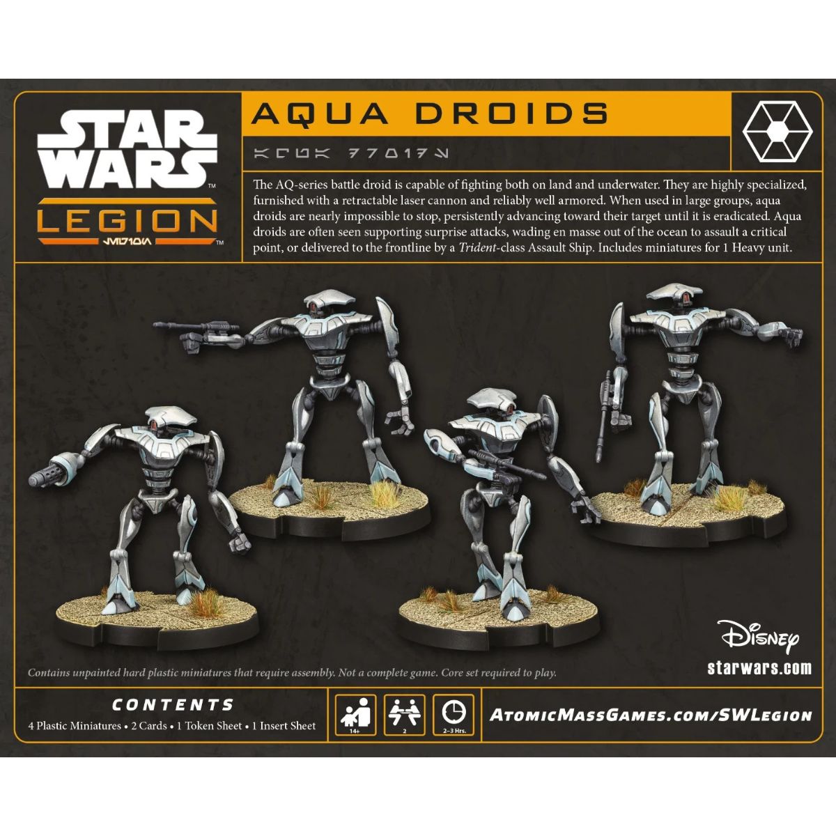 Star Wars Legion Aqua Droids