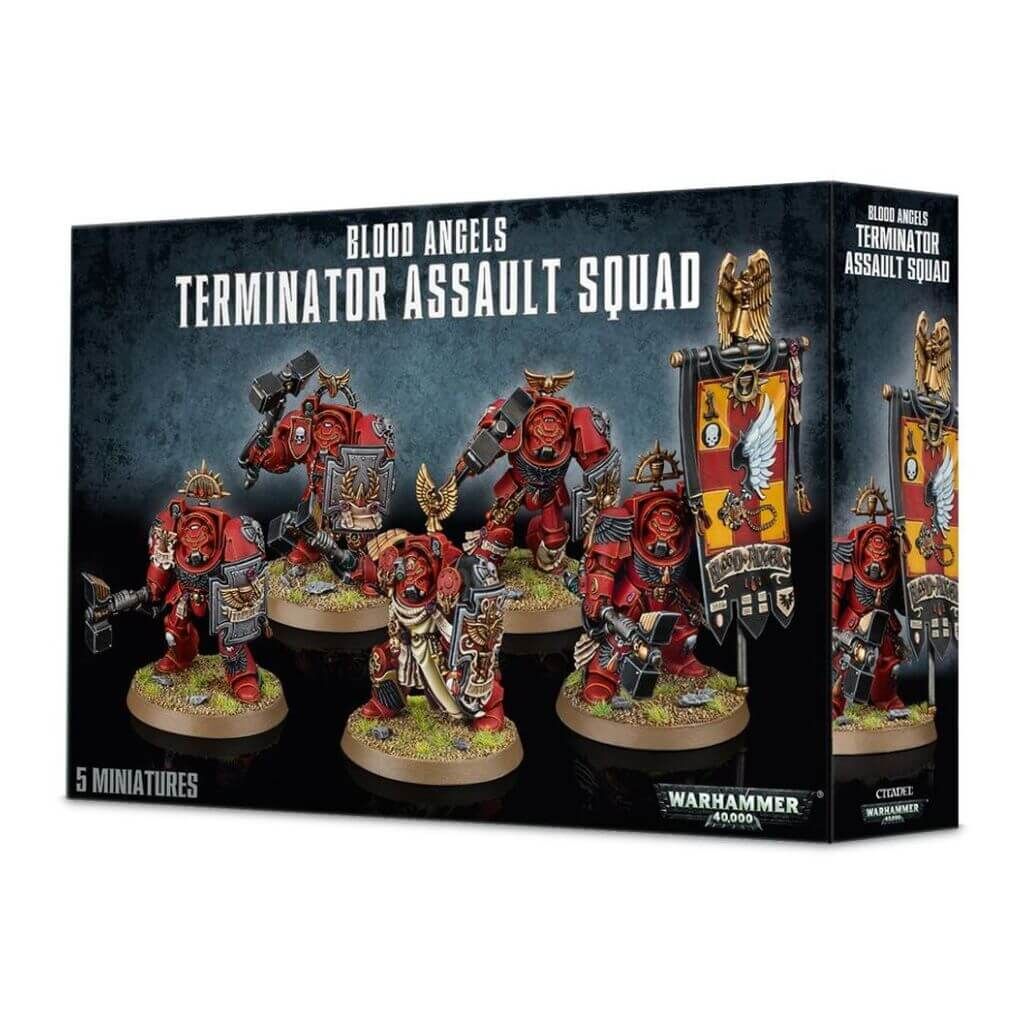 Warhammer 40.000 Blood Angels Terminator Assault Squad