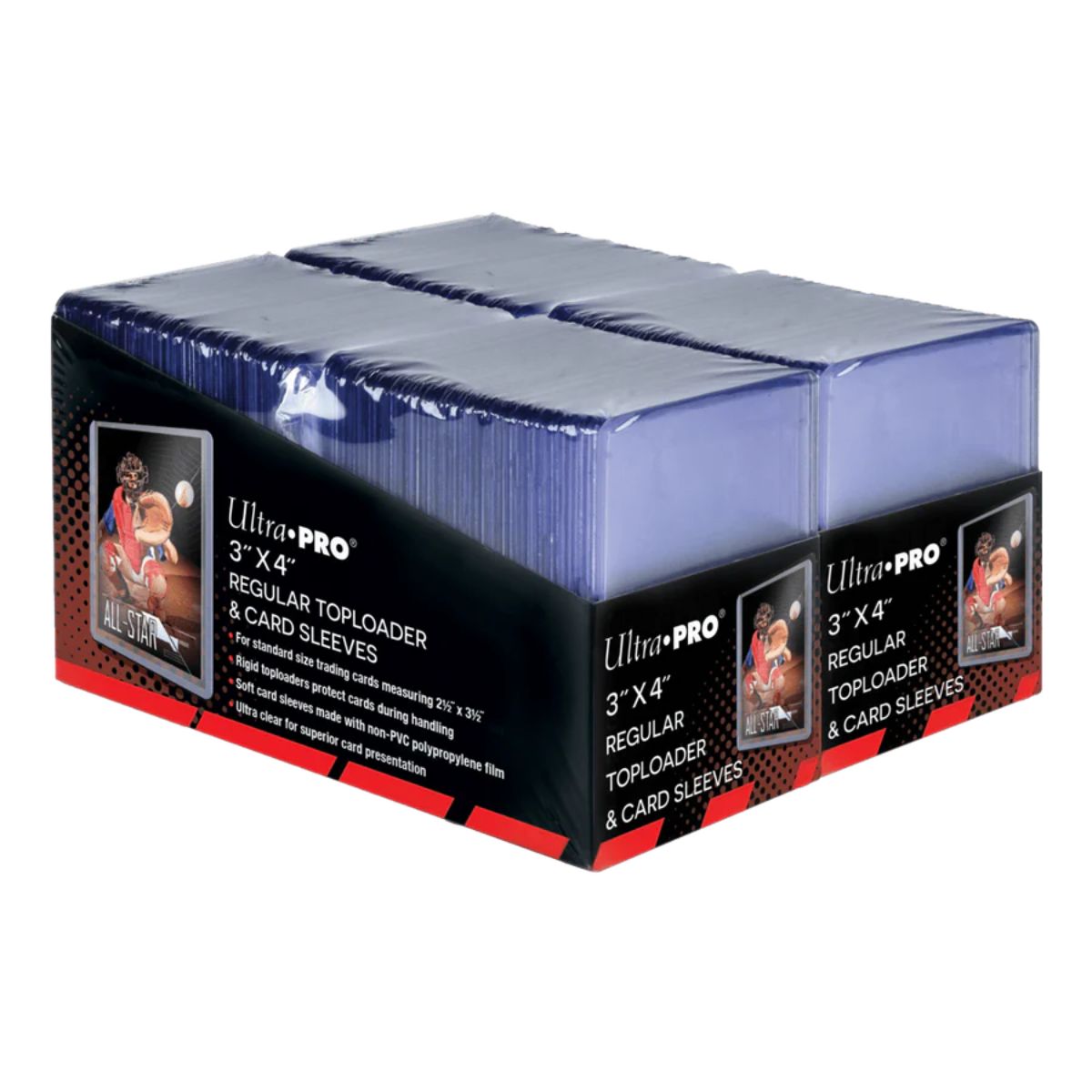 Ultra Pro Regular Toploader + Soft Sleeves 200Stk.