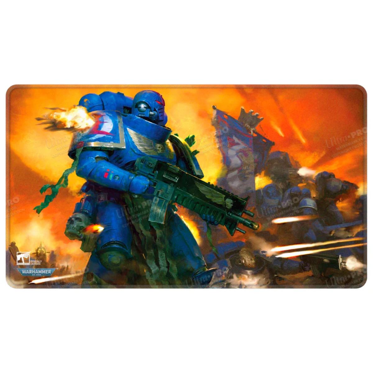 Warhammer 40.000 Space Marines Adeptus Astartes Stitched Edge Playmat