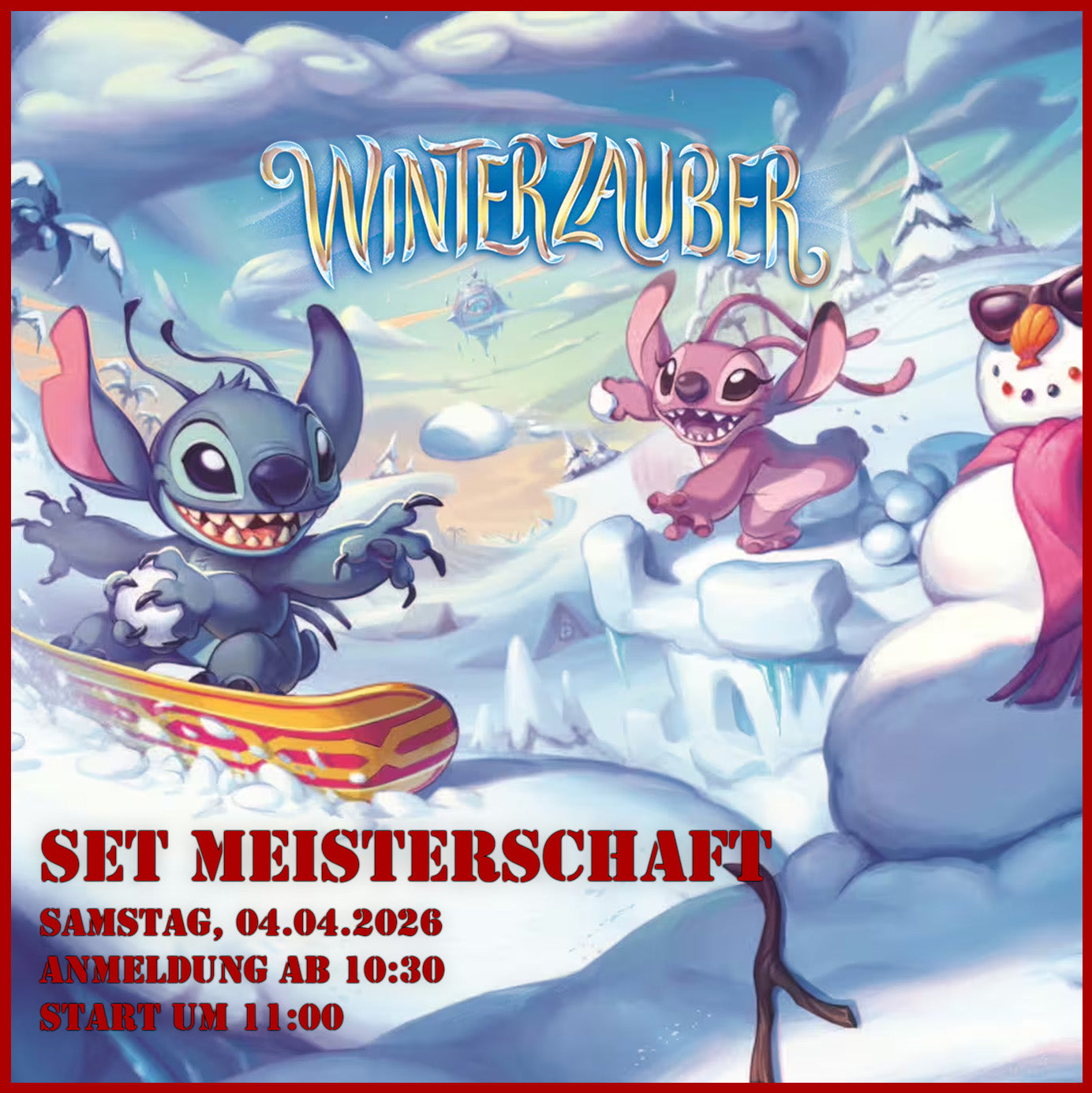 Disney Lorcana Winterzauber Set Meisterschaft | Core Constructed - 04.04.2026