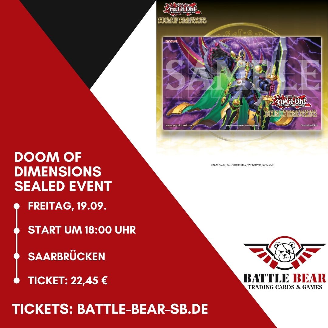 Yu-Gi-Oh! Core Booster Premiere Doom of Dimensions - 19.09.2025