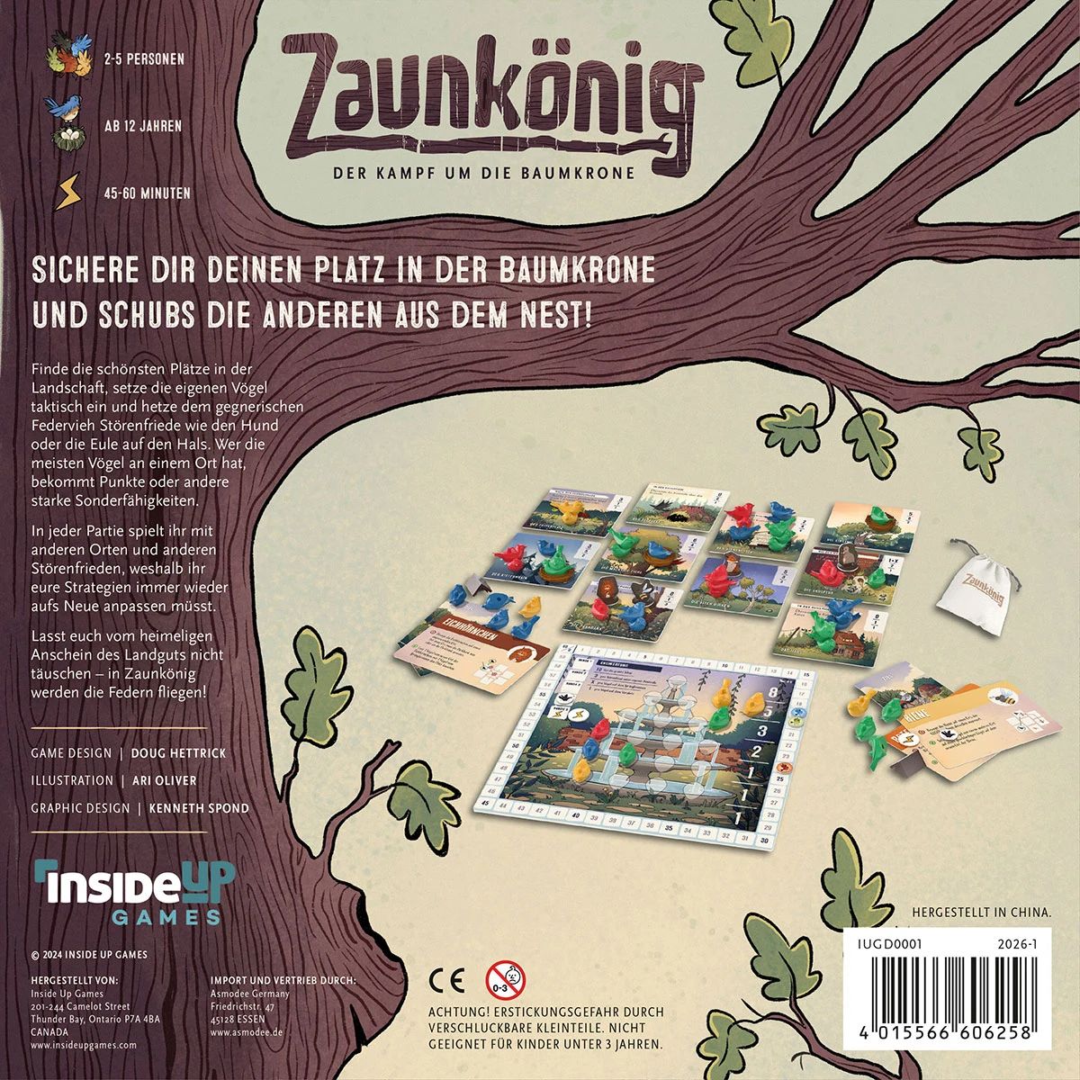 Zaunkönig Der Kampf Um Die Baumkrone