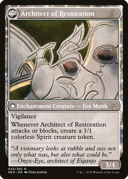 The Restoration of Eiganjo // Architect of Restoration - Back Face