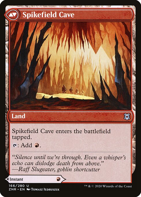 Spikefield Hazard // Spikefield Cave - Back Face