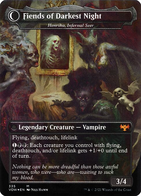 Henrika Domnathi // Henrika, Infernal Seer - Back Face