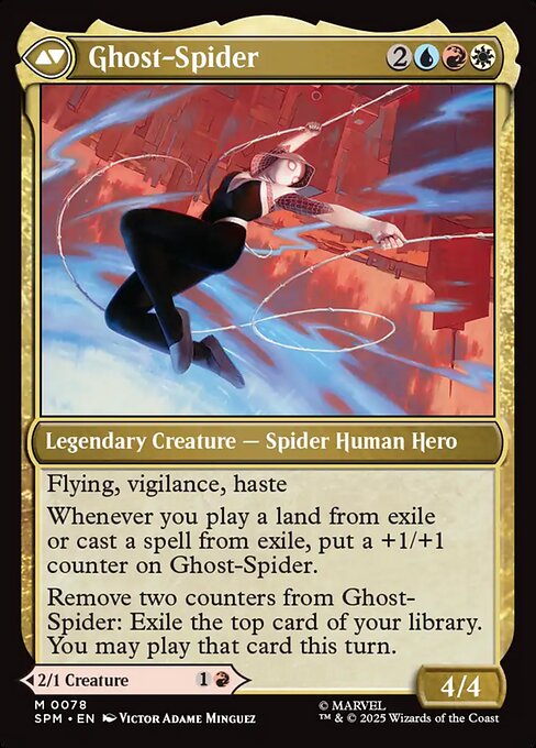 Gwen Stacy // Ghost-Spider - Back Face