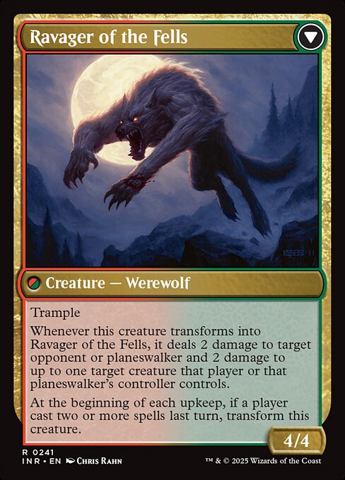 Huntmaster of the Fells // Ravager of the Fells - Back Face