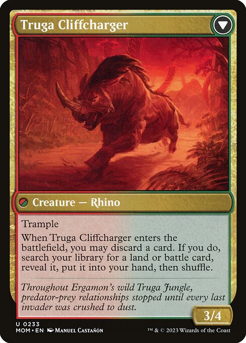Invasion of Ergamon // Truga Cliffcharger - Back Face