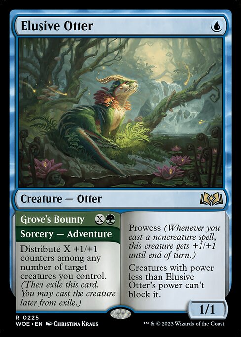 Elusive Otter // Grove's Bounty - Back Face