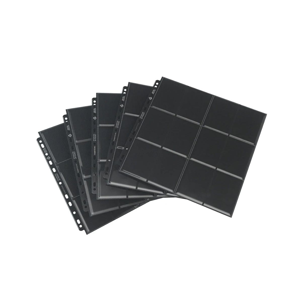 Gamegenic 24-Pocket Sideloading Pages 10pcs pack Schwarz