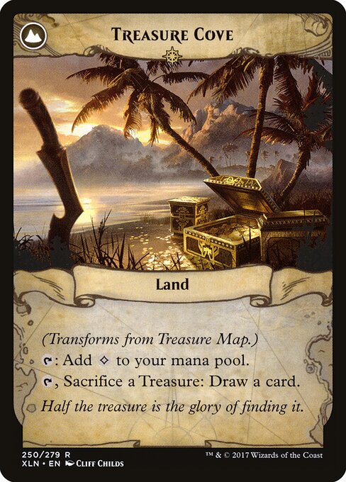Treasure Map // Treasure Cove - Back Face