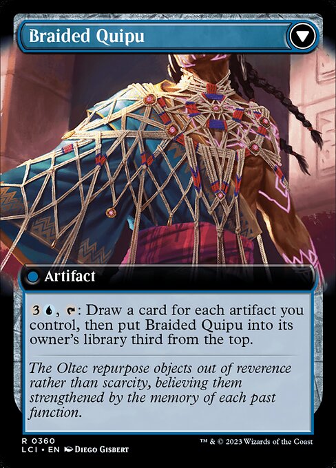 Braided Net // Braided Quipu - Back Face