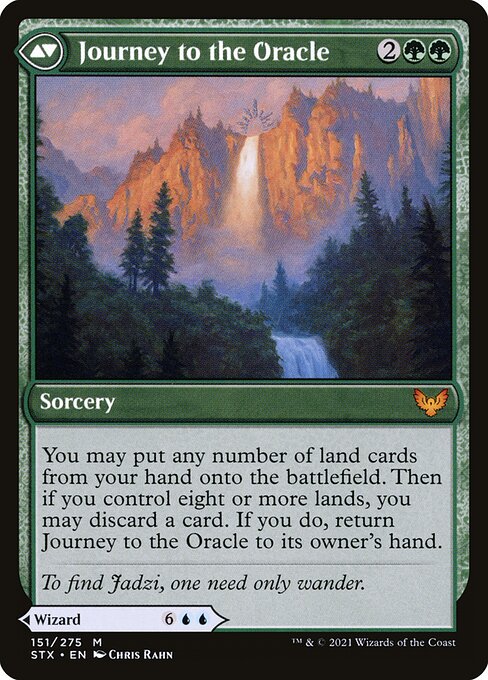 Jadzi, Oracle of Arcavios // Journey to the Oracle - Back Face