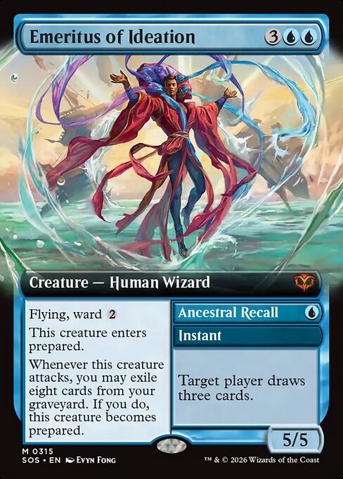 Emeritus of Ideation // Ancestral Recall - Back Face