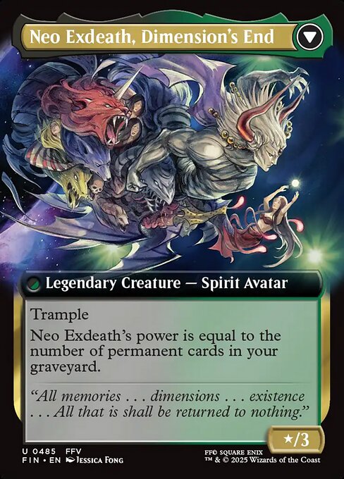 Exdeath, Void Warlock // Neo Exdeath, Dimension's End - Back Face