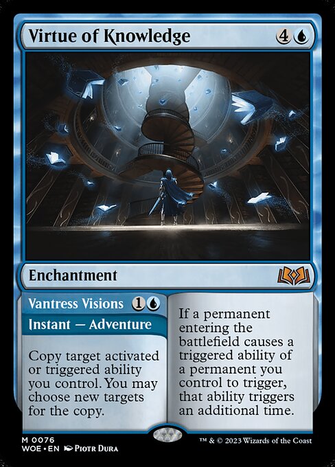 Virtue of Knowledge // Vantress Visions - Back Face