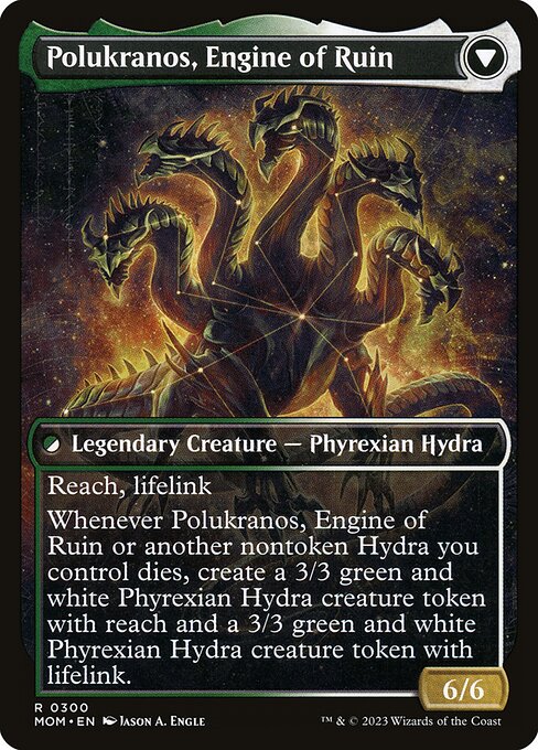 Polukranos Reborn // Polukranos, Engine of Ruin - Back Face