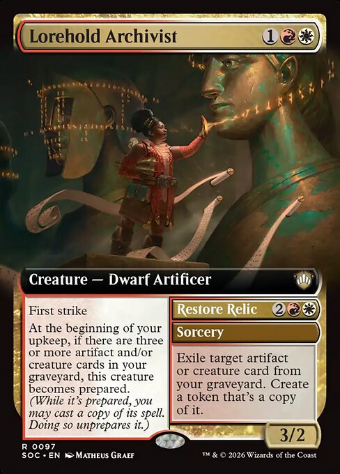 Lorehold Archivist // Restore Relic - Back Face