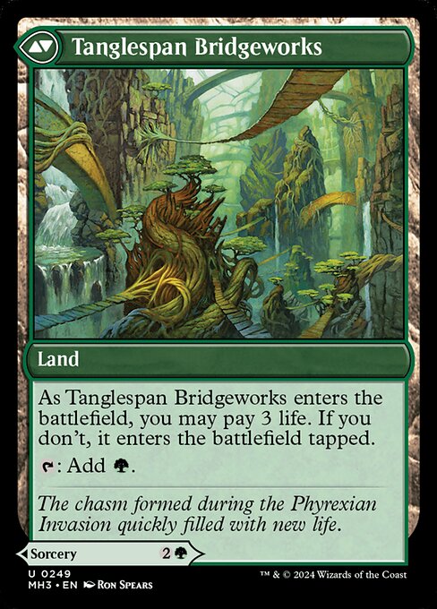 Bridgeworks Battle // Tanglespan Bridgeworks - Back Face