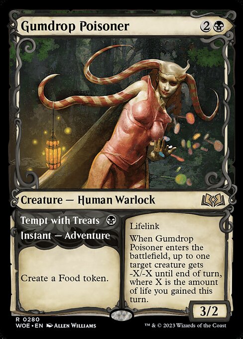 Gumdrop Poisoner // Tempt with Treats - Back Face