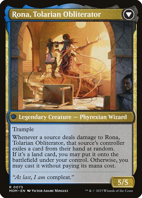 Rona, Herald of Invasion // Rona, Tolarian Obliterator - Back Face