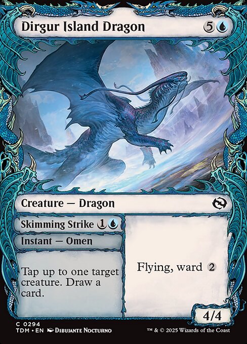 Dirgur Island Dragon // Skimming Strike - Back Face