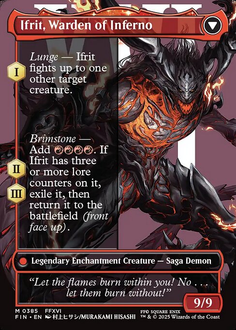 Clive, Ifrit's Dominant // Ifrit, Warden of Inferno - Back Face