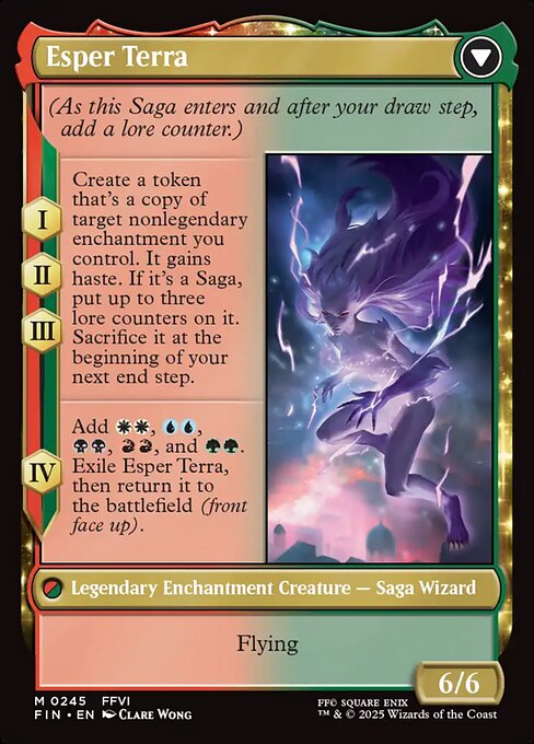 Terra, Magical Adept // Esper Terra - Back Face