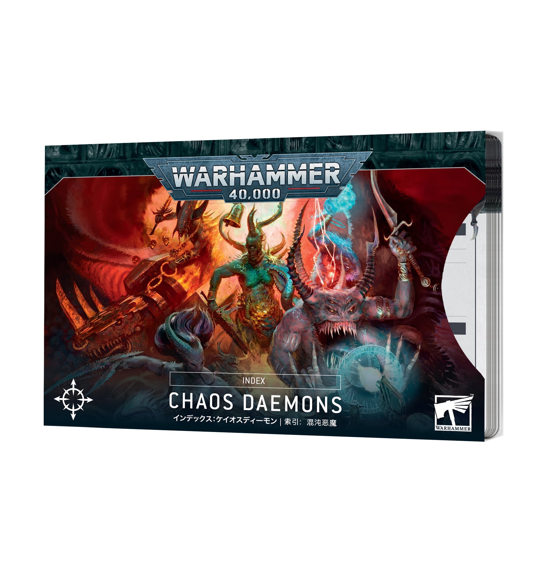 Warhammer 40.000 Index Cards Chaos Daemons Deutsch