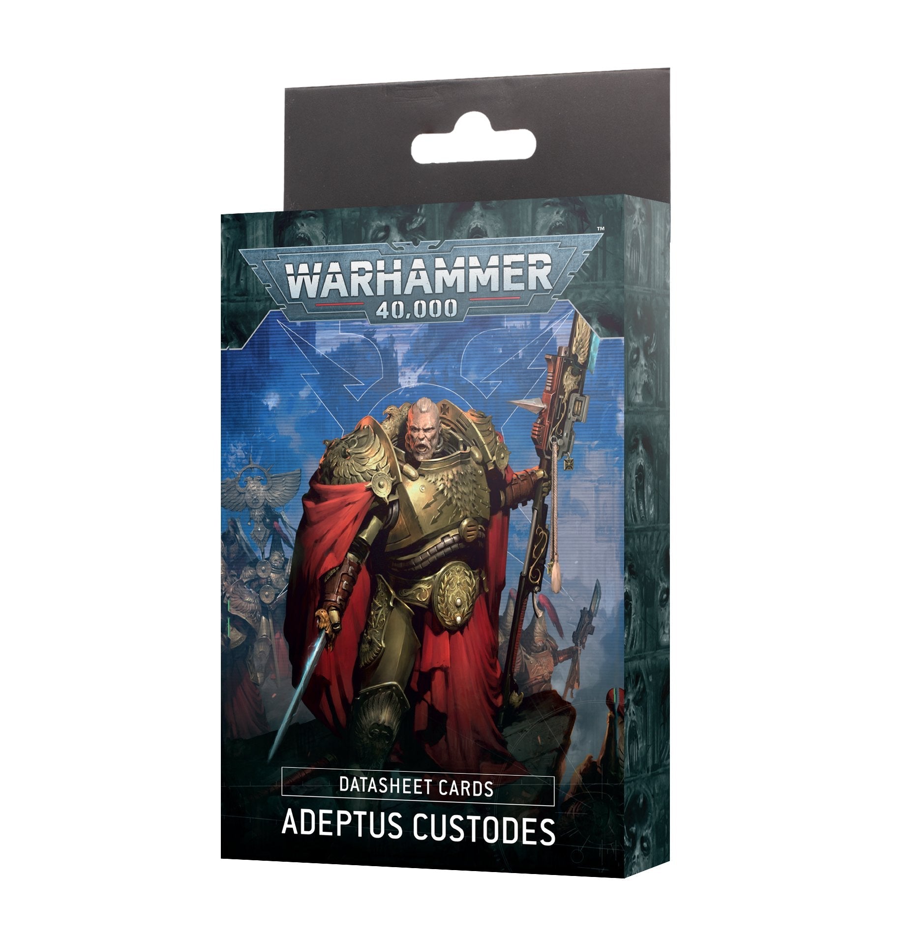 Warhammer 40.000 Adeptus Custodes Datasheet Cards Englisch