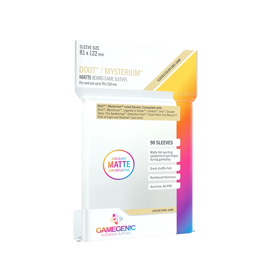 Gamegenic - Matte Board Game Sleeves Standard European (62 x 94)