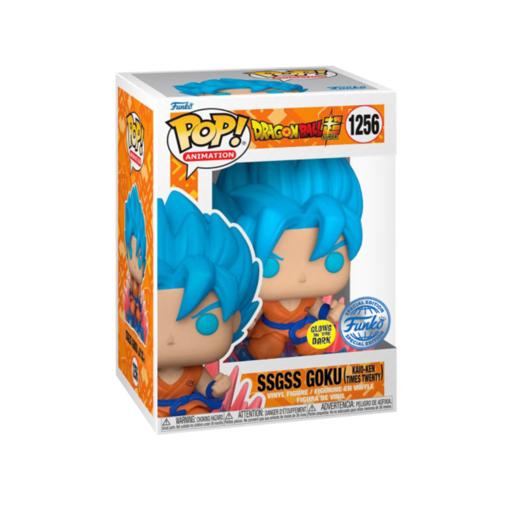 Funko POP! Dragonball Z - SSGSS Goku  #1256 (Glow in the Dark)