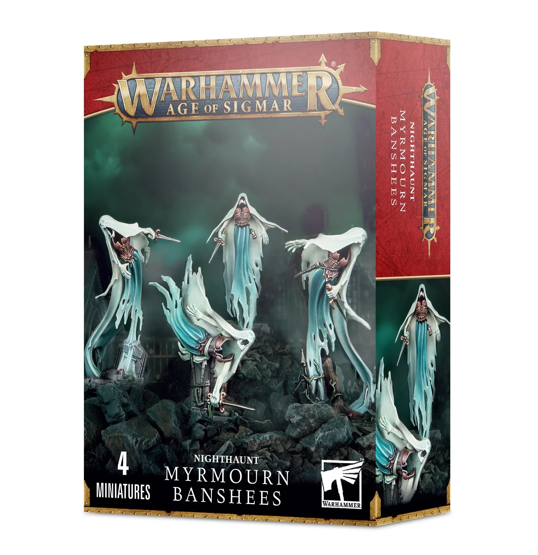 Warhammer Age of Sigmar Nighthaunt Myrmourn Banshees
